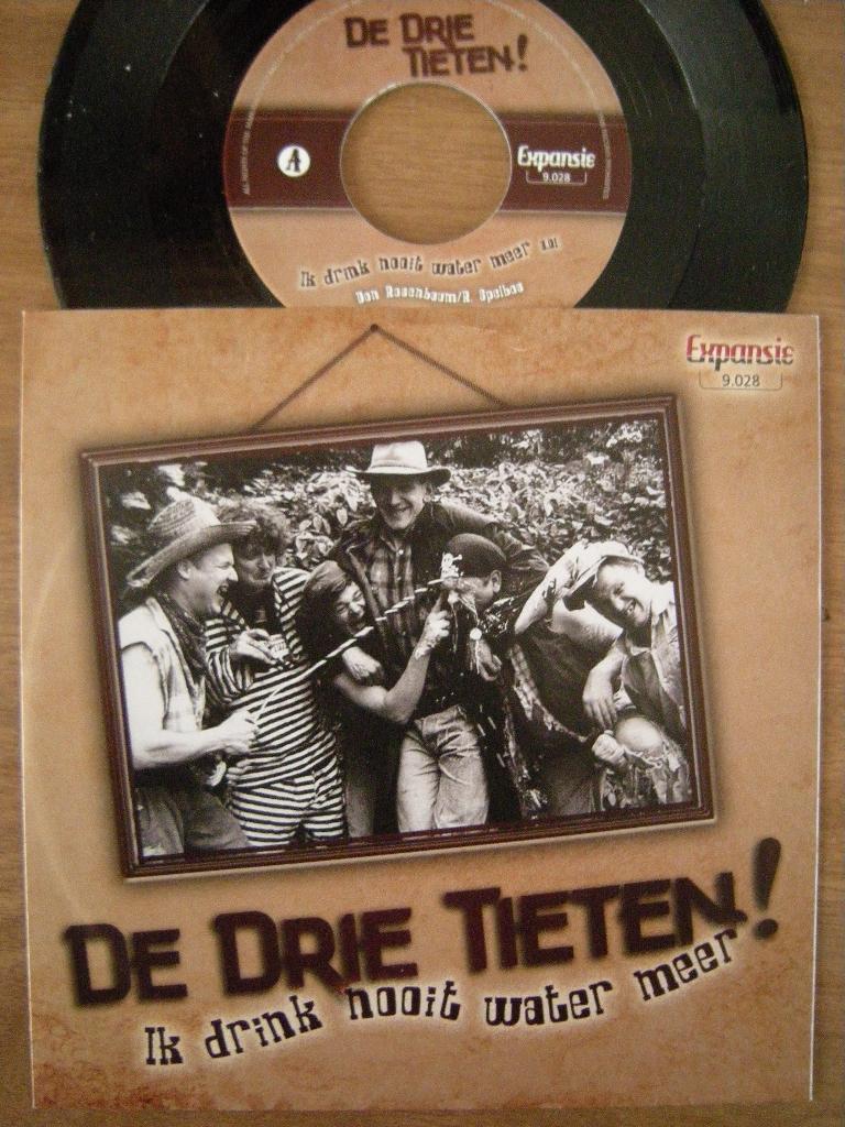 De Drie Tieten (Ik Drink Nooit Water Meer), Ophalen of Verzenden, Zo goed als nieuw, Overige formaten, Pop