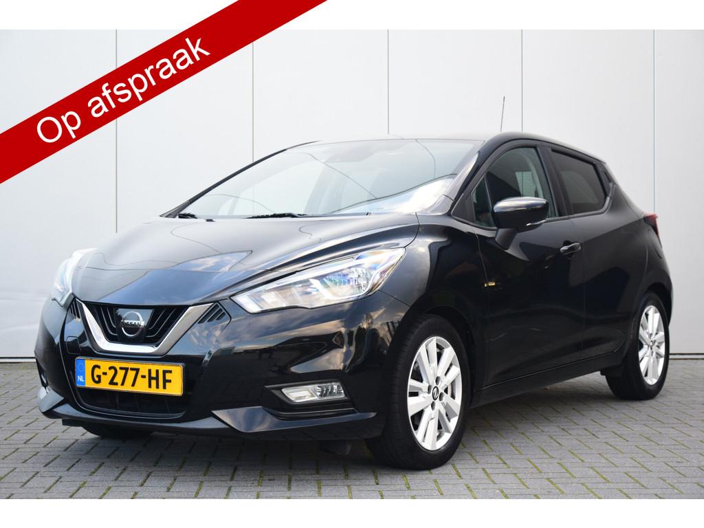 Nissan Micra 1.0 IG-T Business Edition Navi/Camera/Carplay/D, Voorwielaandrijving, Lichtsensor, Euro 6, Zwart