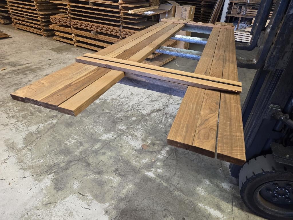 Hardhouten planken - Trapezium profiel - nr: HP6, Tuin en Terras, Ophalen, Planken, Nieuw, Hardhout