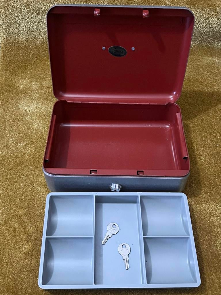 Fortuna Geldkistje met Sleutels - Gebruikt, Ophalen of Verzenden, Gebruikt, Metaal, Minder dan 50 cm