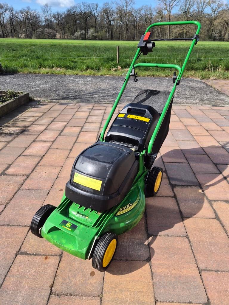 John Deere grasmaaier electrisch, Tuin en Terras, Ophalen, Gebruikt