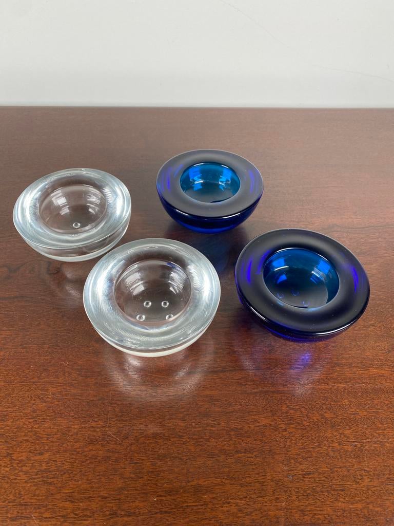 Set van 4 Iittala ballo waxinelicht houders, Ophalen of Verzenden, Zo goed als nieuw, Overige materialen, Minder dan 25 cm