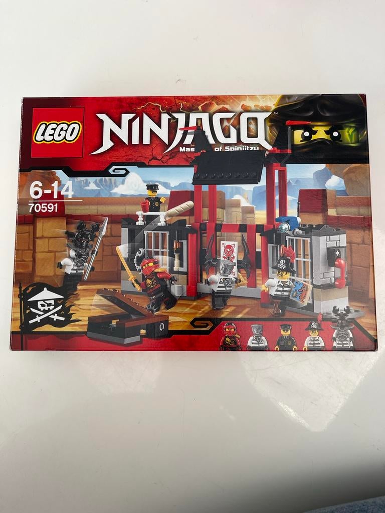 Lego Ninjago 70591 Masters of Spinjitzu - Gevangenisuitbraak, Ophalen of Verzenden, Zo goed als nieuw, Complete set, Lego