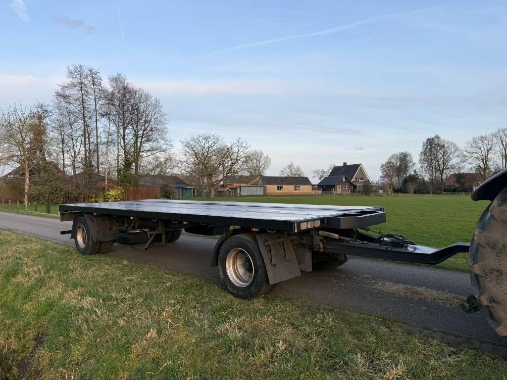 Platte wagen, aanhanger, Ophalen of Verzenden, Transport