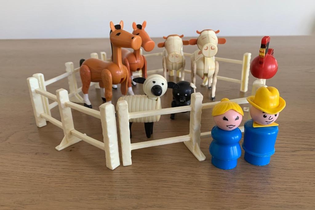 Fisher Price boerderij dieren, Ophalen of Verzenden, Gebruikt, Speelset