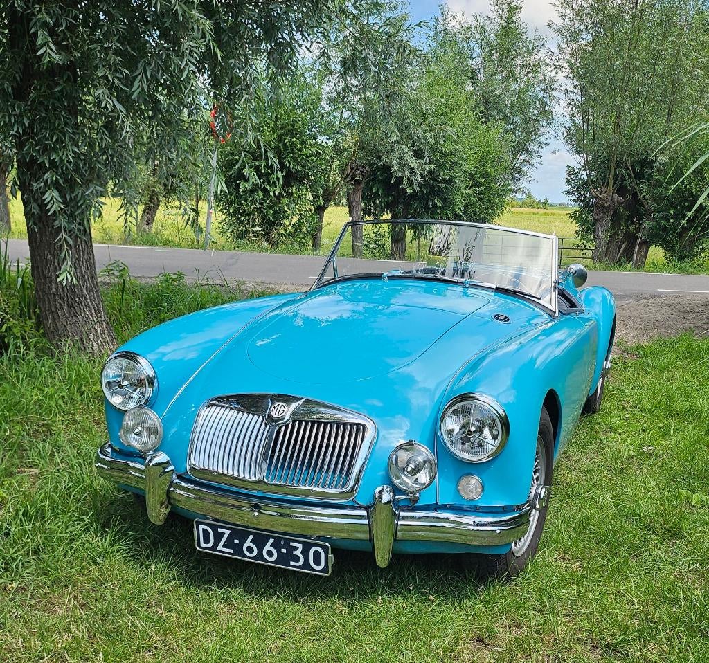 MGA 1958 € 32.500,--, Achterwielaandrijving, 4 cilinders, Cabriolet, Leder