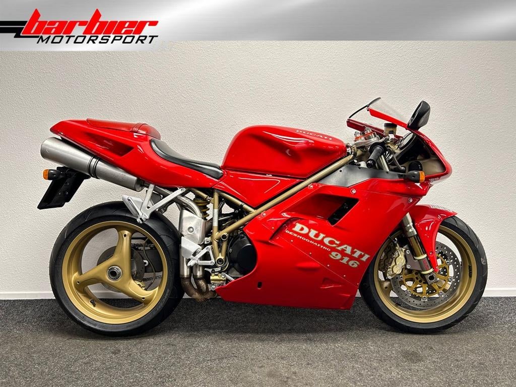 Super mooie DUCATI 916 (bj 1998), Motoren, DUCATI, 2 cilinders, Motorrijbewijs A, Bedrijf