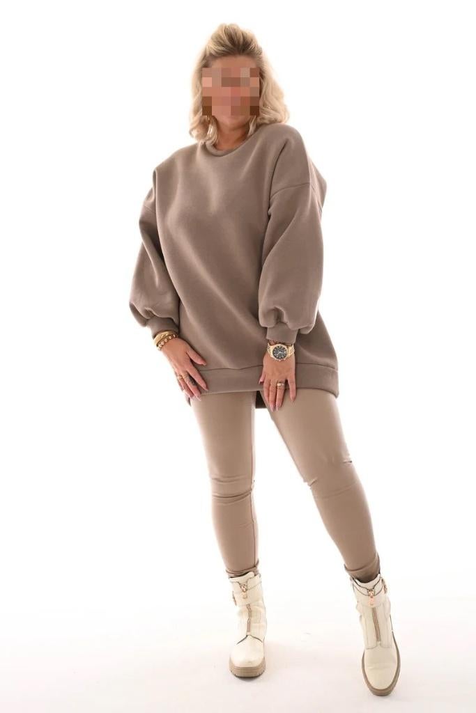 Norfy LeatherLook Legging Camel maat 38 tm 44 (306), Kleding | Dames, Leggings, Maillots en Panty's, Legging, Overige kleuren