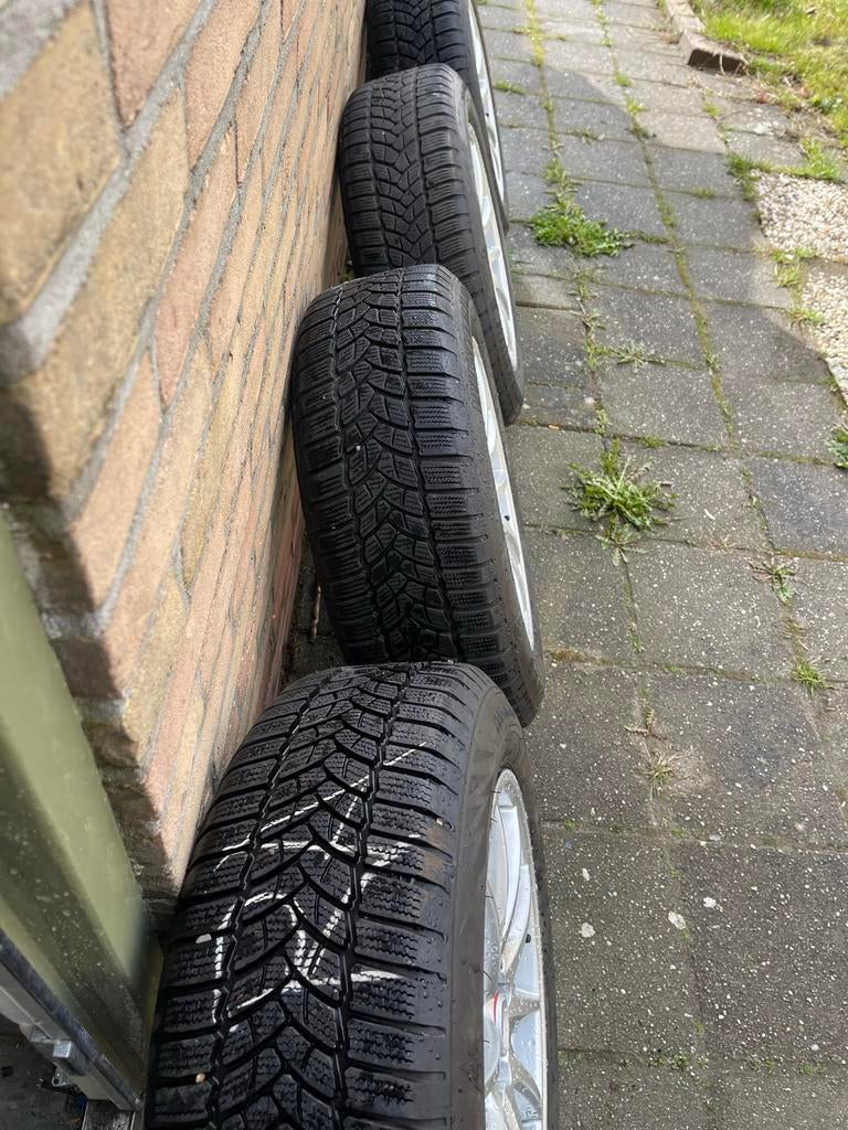 16 inch velgen met winterbanden, Ophalen, Gebruikt, 16 inch, Banden en Velgen