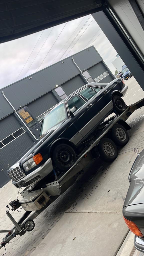 Mercedes w126 280se onderdelen, Ophalen