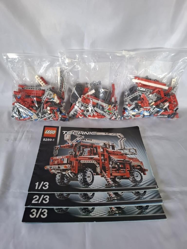 Lego 8289 Fire truck brandweer truck vrachtwagen Technic, Ophalen of Verzenden, Gebruikt, Complete set, Lego