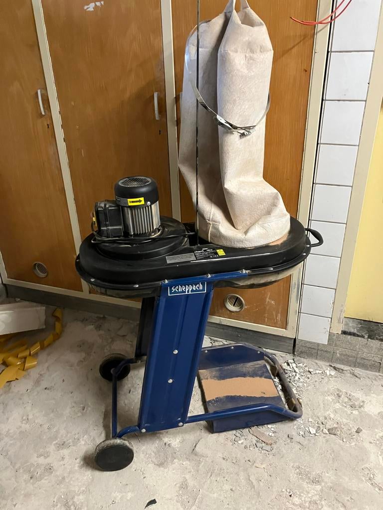 Scheppach HD12 afzuiging 550W, Ophalen of Verzenden, Zo goed als nieuw