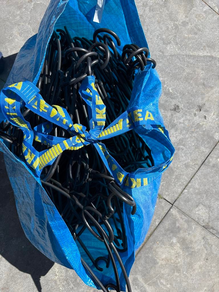 Kunststof zwarte kledinghangers - ca. 50 stuks, Kleding | Dames, Kledinghangers, Ophalen, Zo goed als nieuw, Kunststof, Volwassenen