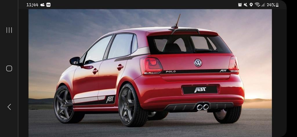 Achterdiffuser ABT-stijl voor Volkswagen Polo 6r/6c, Ophalen of Verzenden