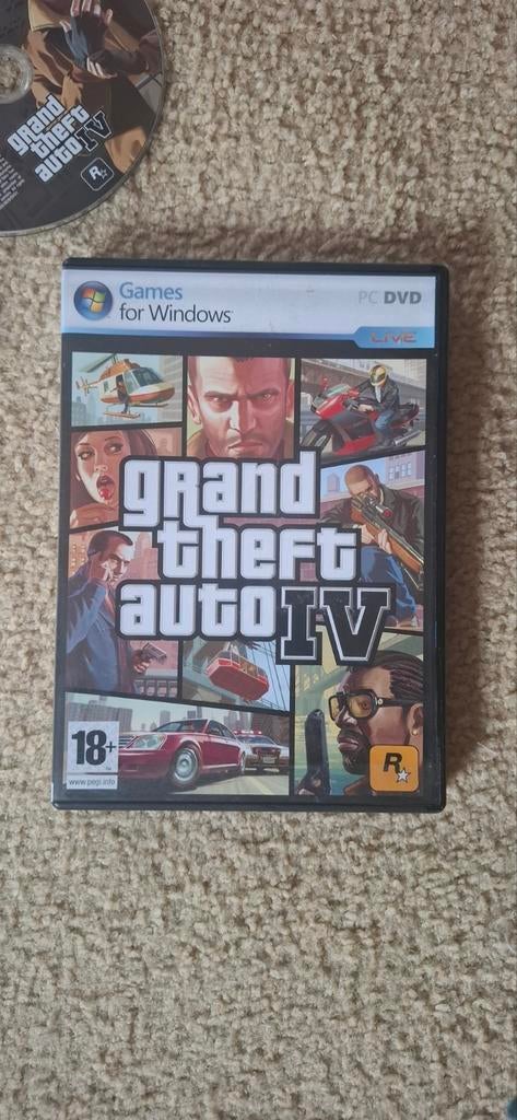 Grand Theft Auto IV (GTA 4) PC DVD - Games for Windows, Spelcomputers en Games, Games | Pc, Avontuur en Actie, Online, Gebruikt