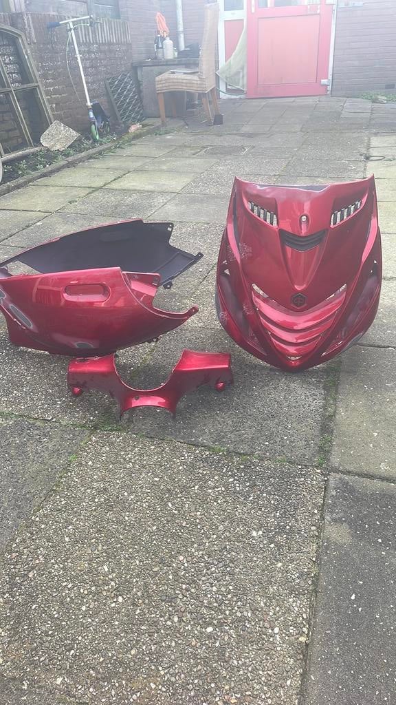 Piaggio zip sp kappenset rood, Motoren, Tuning en Styling, Ophalen of Verzenden