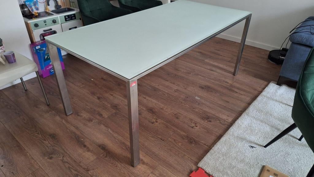 Eettafel (180 x 80cm), Ophalen, Gebruikt, 50 tot 100 cm, Vijf personen of meer