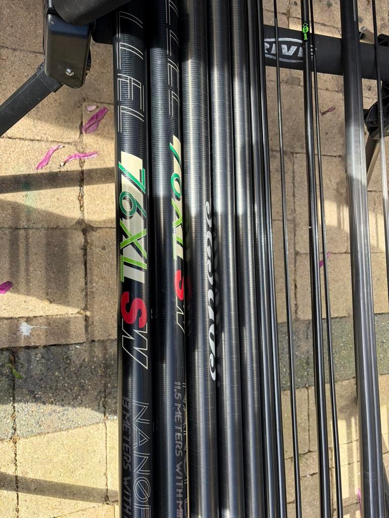 Sensas Parallel 76 XL SW vaste hengel, Ophalen, Gebruikt, Vaste hengel