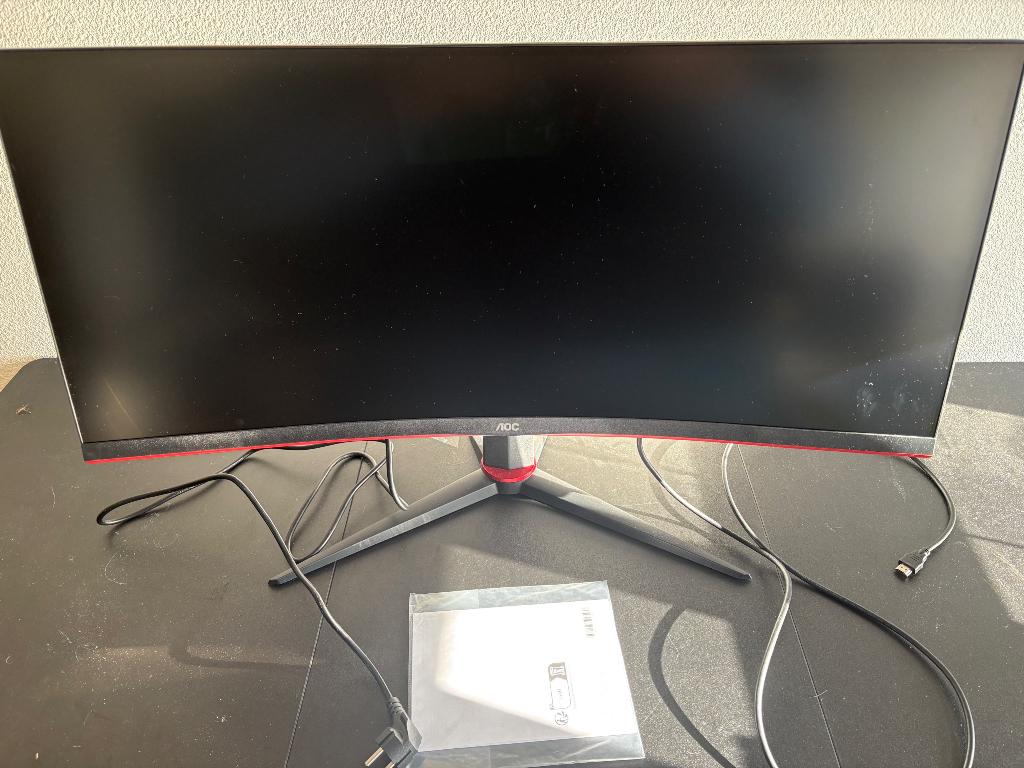 AOC LCD Curved Monitor 32inch, Computers en Software, Monitoren, Kantelbaar, HDMI, VA, Nieuw