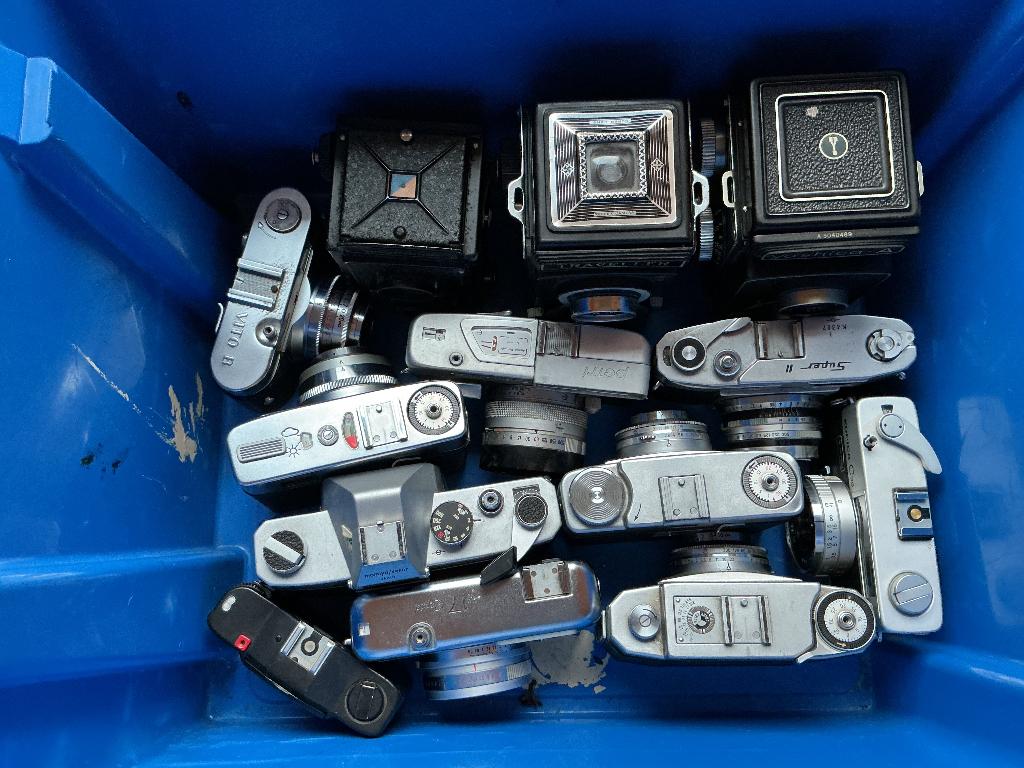 Verschillende Oude camera’s, Audio, Tv en Foto, Fotocamera's Analoog, Ophalen, Gebruikt, Compact, Overige Merken