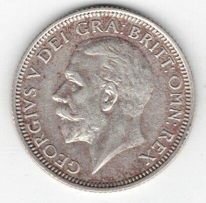 26-685 Engeland 1 shilling 1931, Verzenden, Overige landen, Losse munt, Zilver