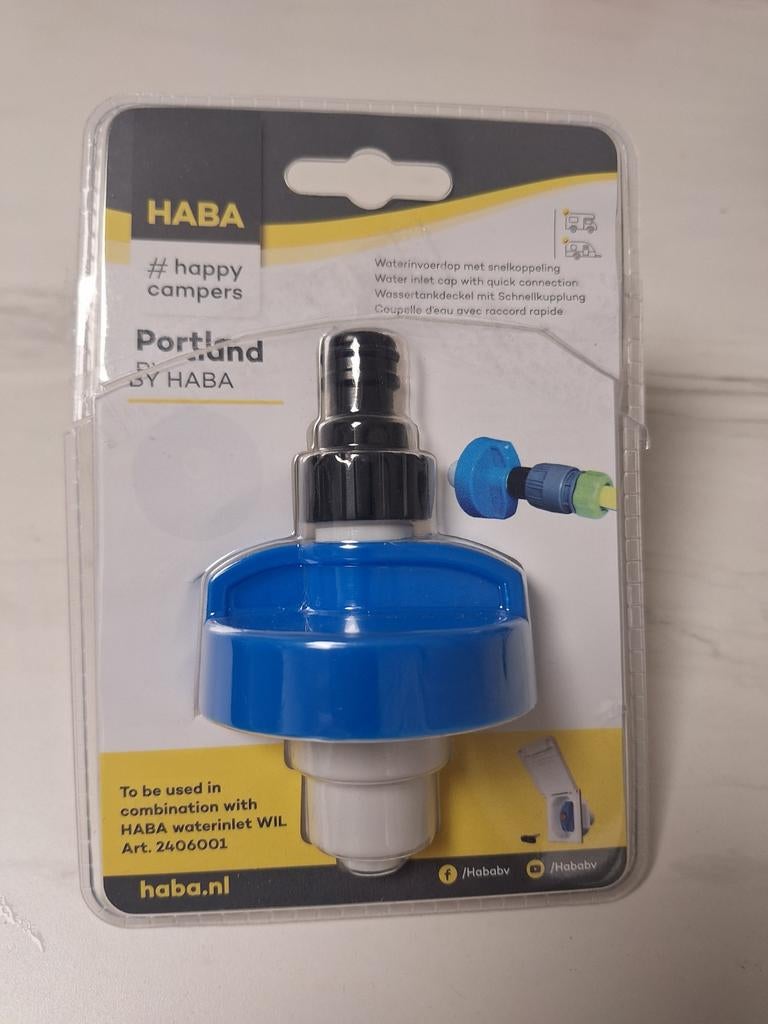 HABA Portland waterinvoerdop met snelkoppeling, Ophalen of Verzenden, Nieuw