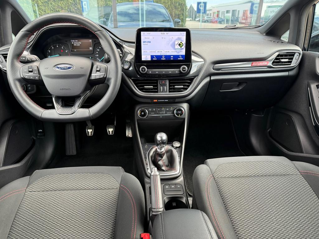 Ford Fiesta 1.0 EcoBoost ST-Line - Navi - Climate - Parkeerh, Gebruikt, 580 kg, 1064 kg, Origineel Nederlands