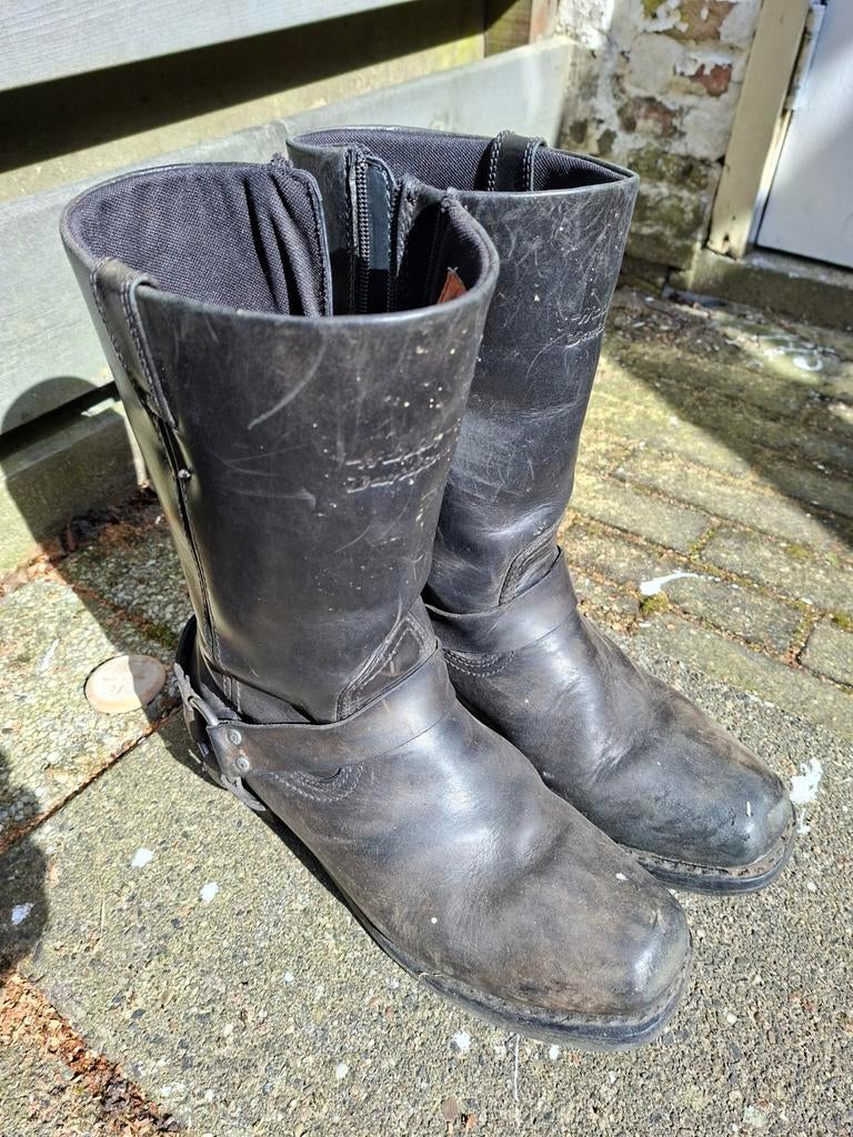 Harley Davidson heren motorlaarzen maat 44, Ophalen, Tweedehands, Heren, Laarzen