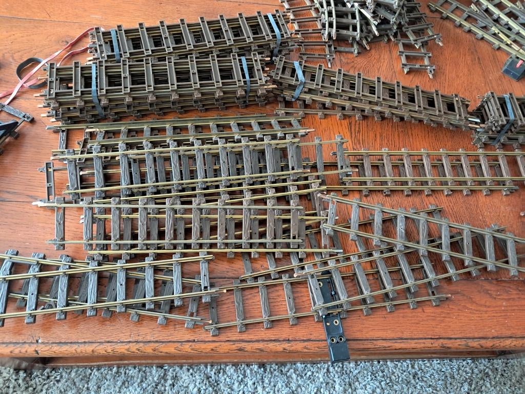 Faller e train rails spoor 0, Overige merken, Gebruikt, Gelijkstroom, Rails