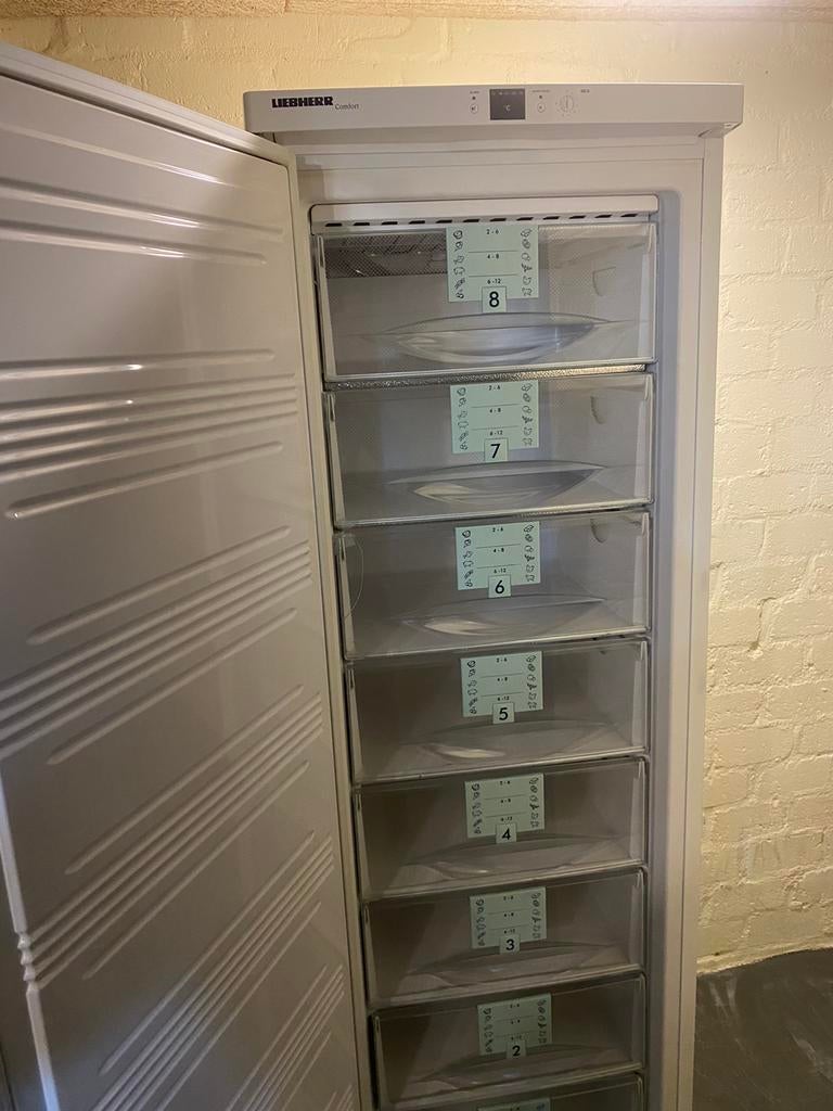 Liebherr vriezer super frost  met 8 laden, Ophalen, Zo goed als nieuw, 60 tot 90 cm, 160 cm of meer