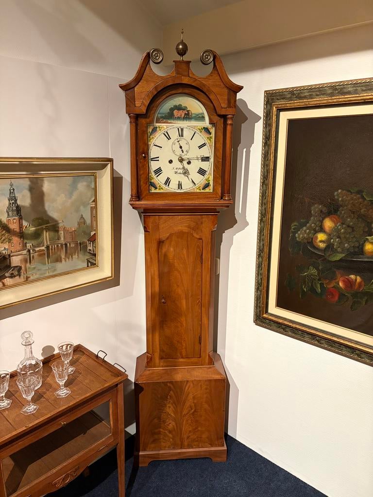 Engels staand horloge op knapper, Antiek en Kunst, Ophalen of Verzenden