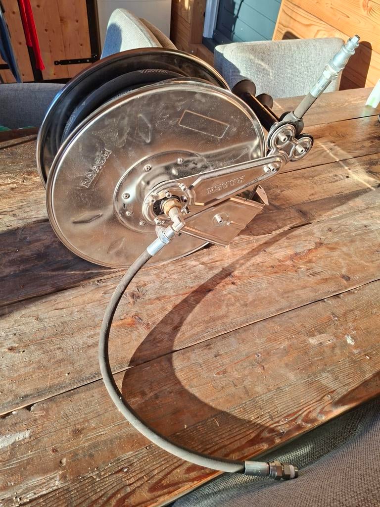 Rvs Raasm haspel lucht water 28bar industrie, Ophalen, Nieuw