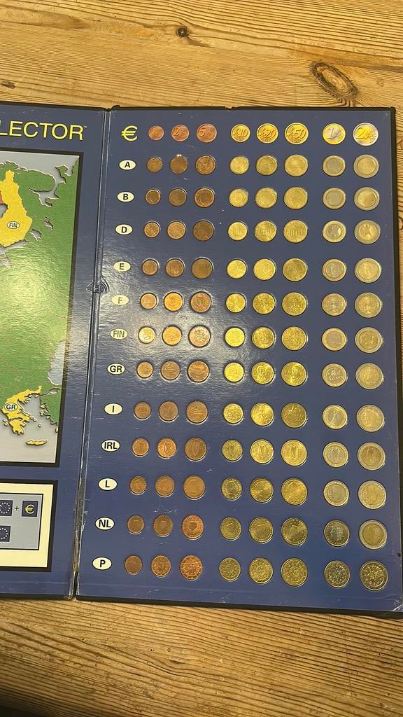 Eurocollector map volledig, Ophalen, Nederland en Buitenland, Munten