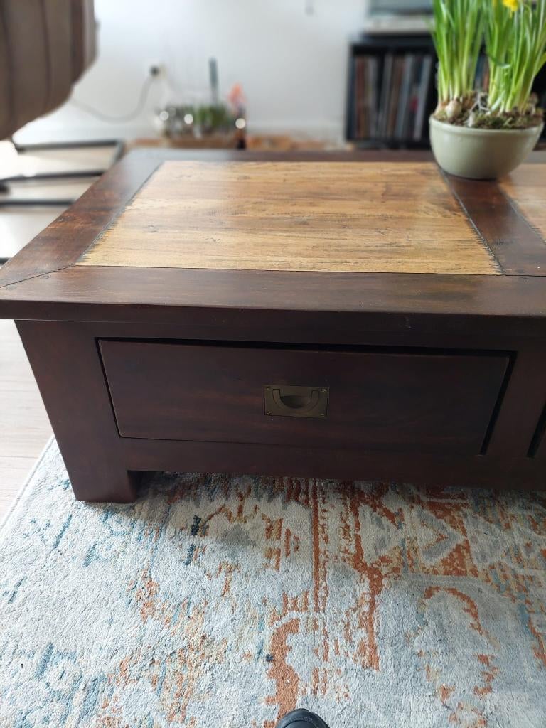 Salontafel, Ophalen, Gebruikt, 100 tot 150 cm, 50 tot 100 cm