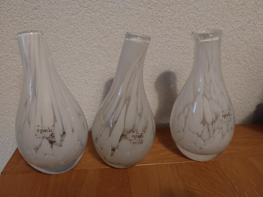 Fidrio vaasjes, Ophalen, Overige kleuren, Glas, Minder dan 50 cm