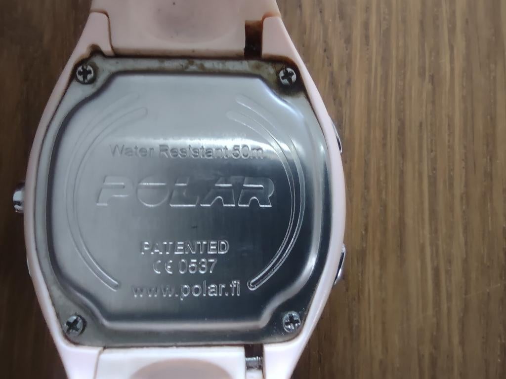Polar sporthorloge met hartslagband, Ophalen of Verzenden, Roze, Android