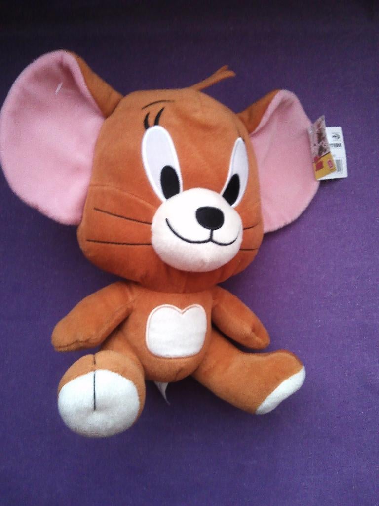 MAXX Knuffel MUIS JERRY. 26 CM ZITTEND *Nieuw met Kaartje*, Muis, Overige karakters, Nieuw, Ophalen of Verzenden