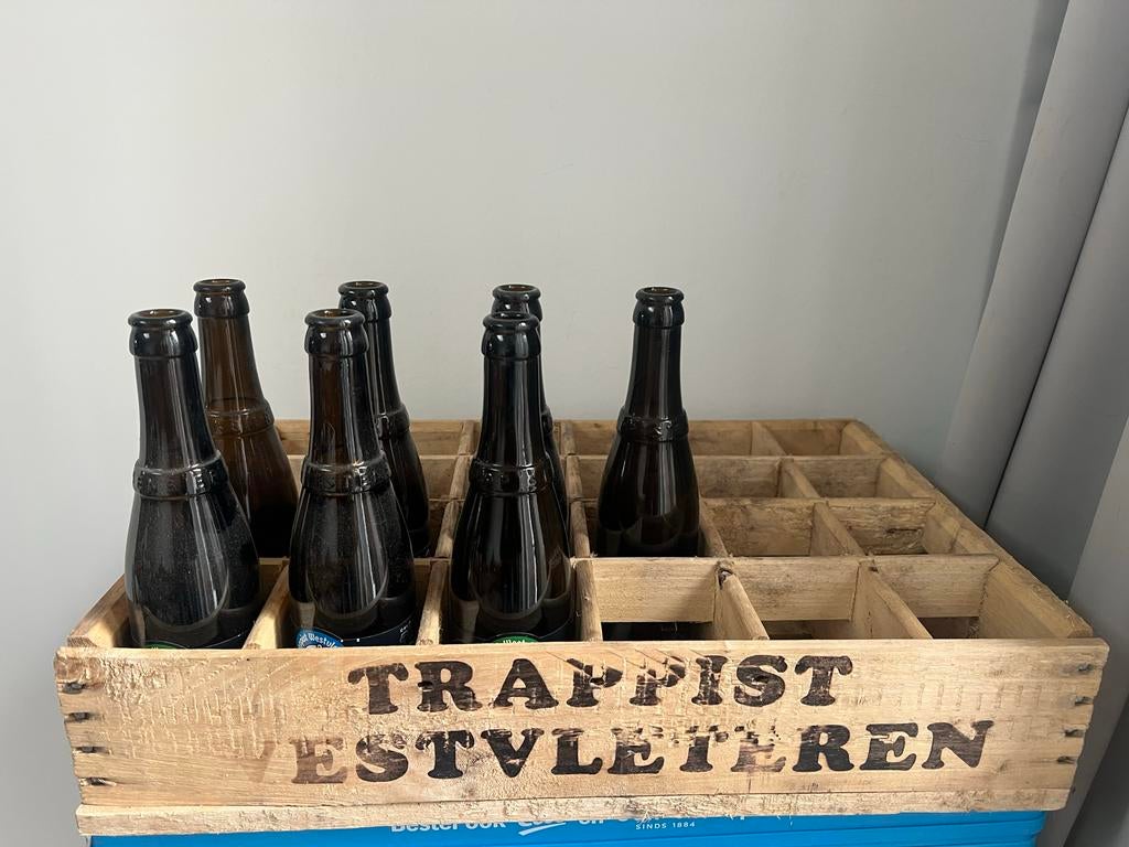 Westvleteren Trappist Krat - Enkele lege flesjes, Verzamelen, Ophalen of Verzenden, Gebruikt, Overige typen