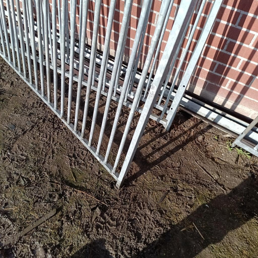 1,5m spijlen 5cm 160 hoog kennelpaneel, Ophalen, Hondenkennel, 100 cm of meer, 110 cm of meer