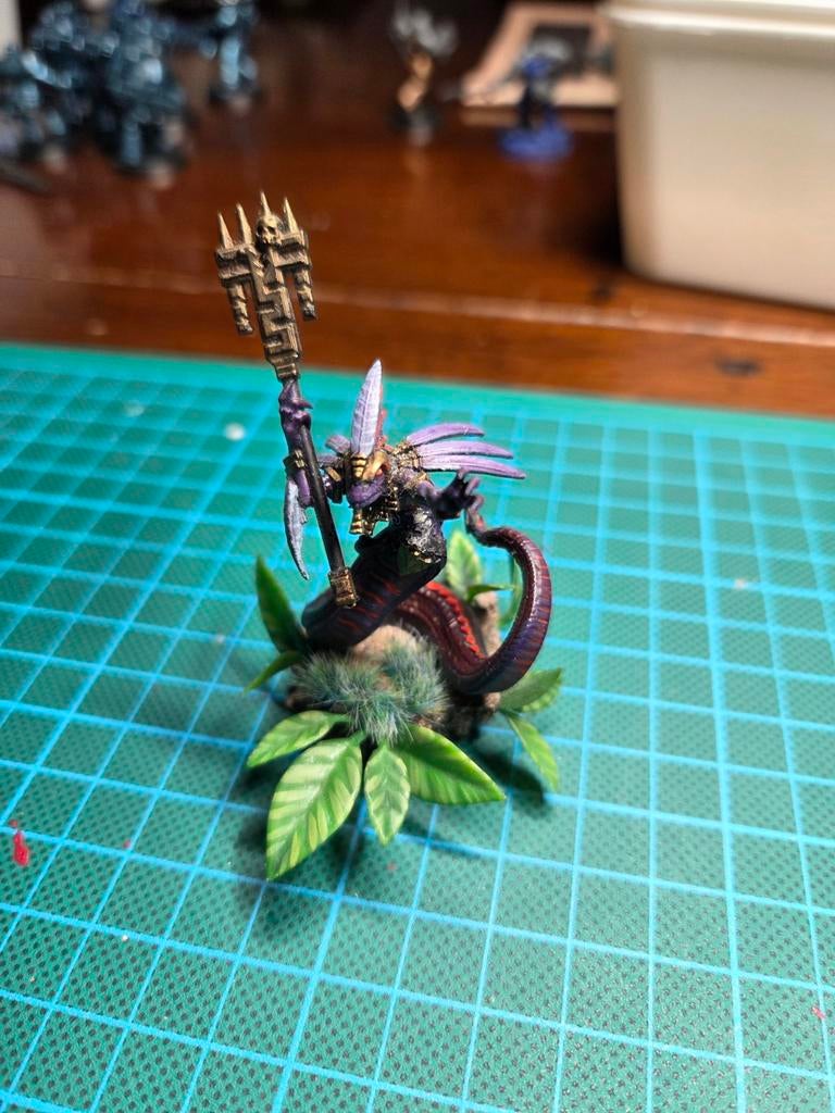 Skink Starpriest Conversion, Hobby en Vrije tijd, Wargaming, Ophalen of Verzenden, Zo goed als nieuw, Warhammer