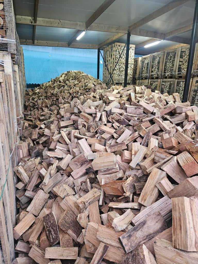 Windgedroogd haardhout 20%, Tuin en Terras, Haardhout, 6 m³ of meer, Ophalen of Verzenden