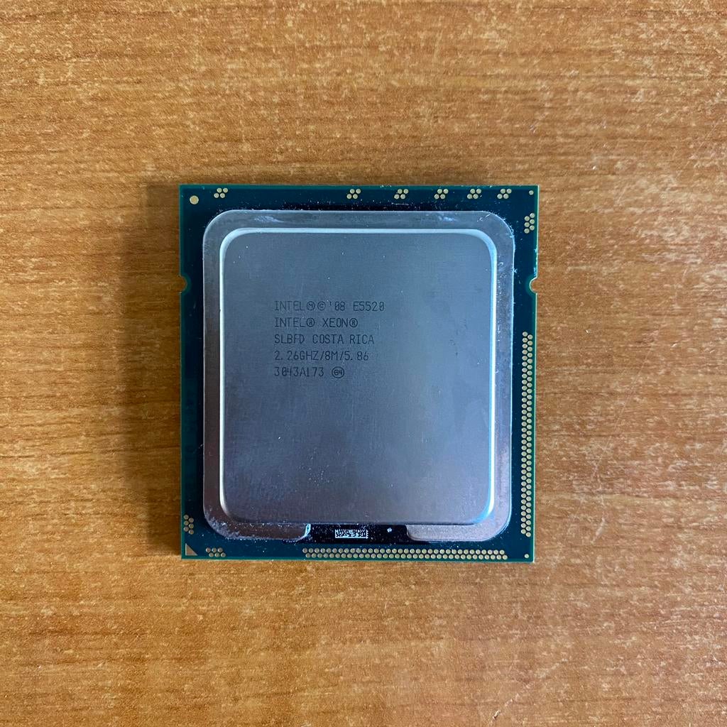 Intel Xeon E5520 @2,26GHz ( LGA 1366 ), Computers en Software, Processors, Gebruikt, 4-core, Intel Xeon, LGA 1366