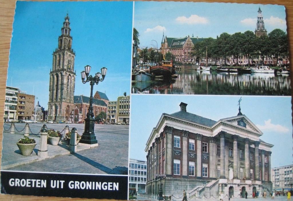 Groeten uit Groningen, Ophalen of Verzenden, 1980 tot heden, Gelopen, Groningen
