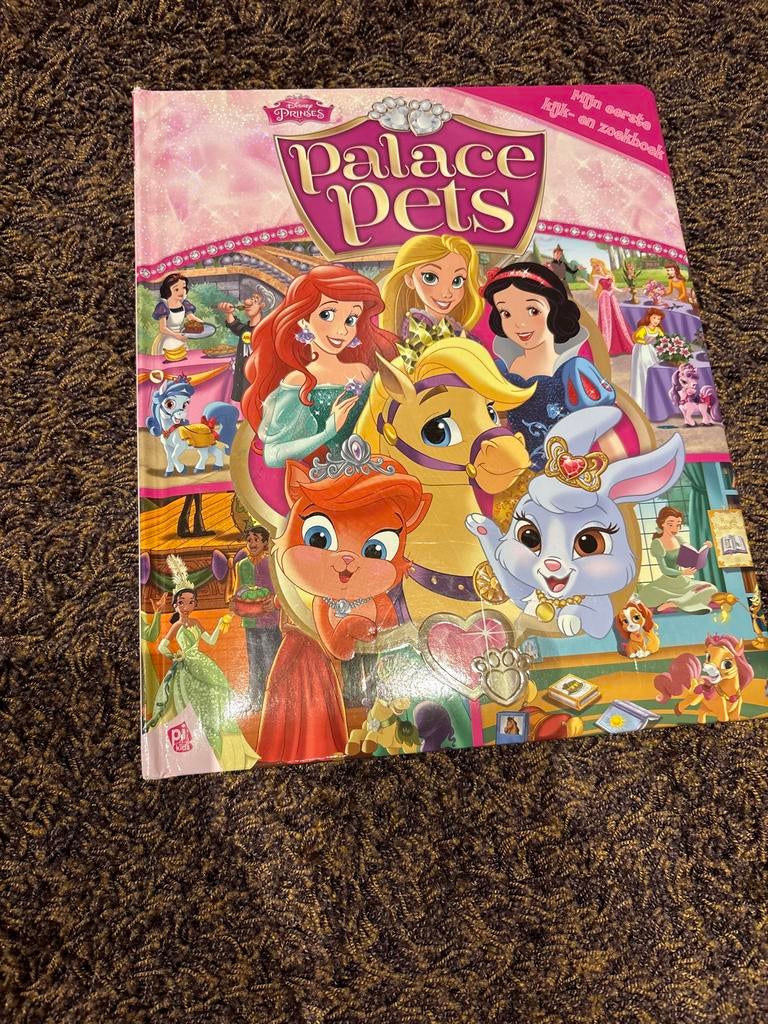 Disney Princess Palace Pets Kijk- en zoekboek, Ophalen, Zo goed als nieuw, Uitklap-, Voel- of Ontdekboek, 2 tot 3 jaar