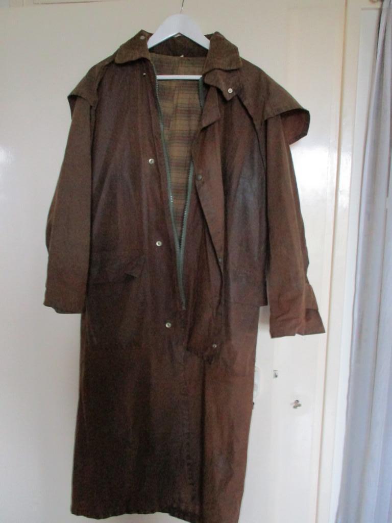 Damesjas, wax (maat S), Kleding | Dames, Jassen | Winter, Ophalen of Verzenden, Gedragen, Maat 36 (S), Bruin