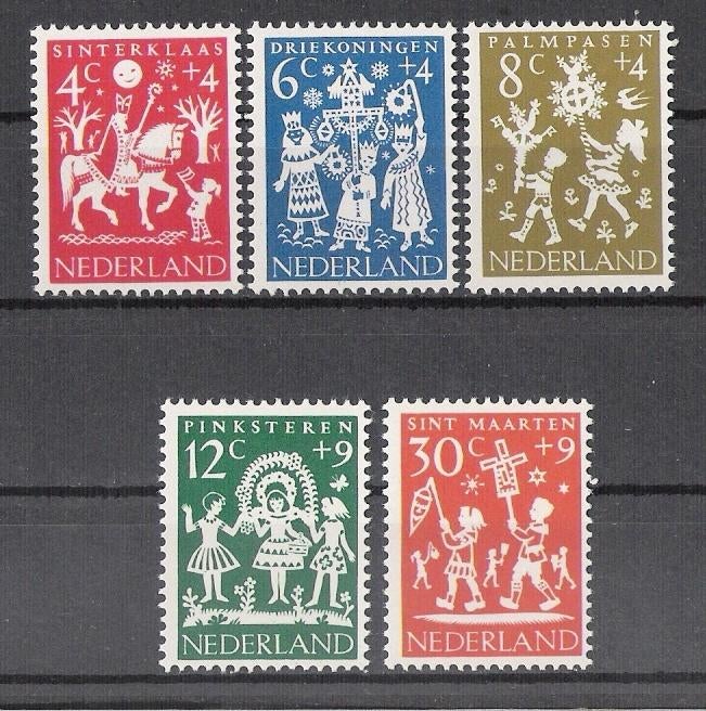 Nvph 759-63 postfris cw 4,20, Ophalen of Verzenden