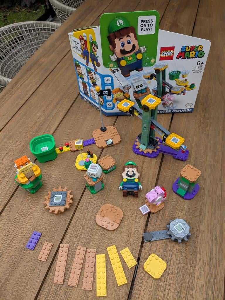 Super Mario Lego 71387 starterset, Luigi - als nieuw!, Kinderen en Baby's, Speelgoed | Duplo en Lego, Zo goed als nieuw, Lego