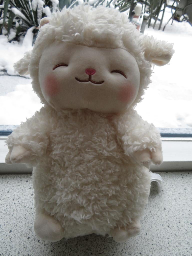 Schaap merk Miniso superzacht wit velours, Kinderen en Baby's, Speelgoed | Knuffels en Pluche, Zo goed als nieuw, Overige typen