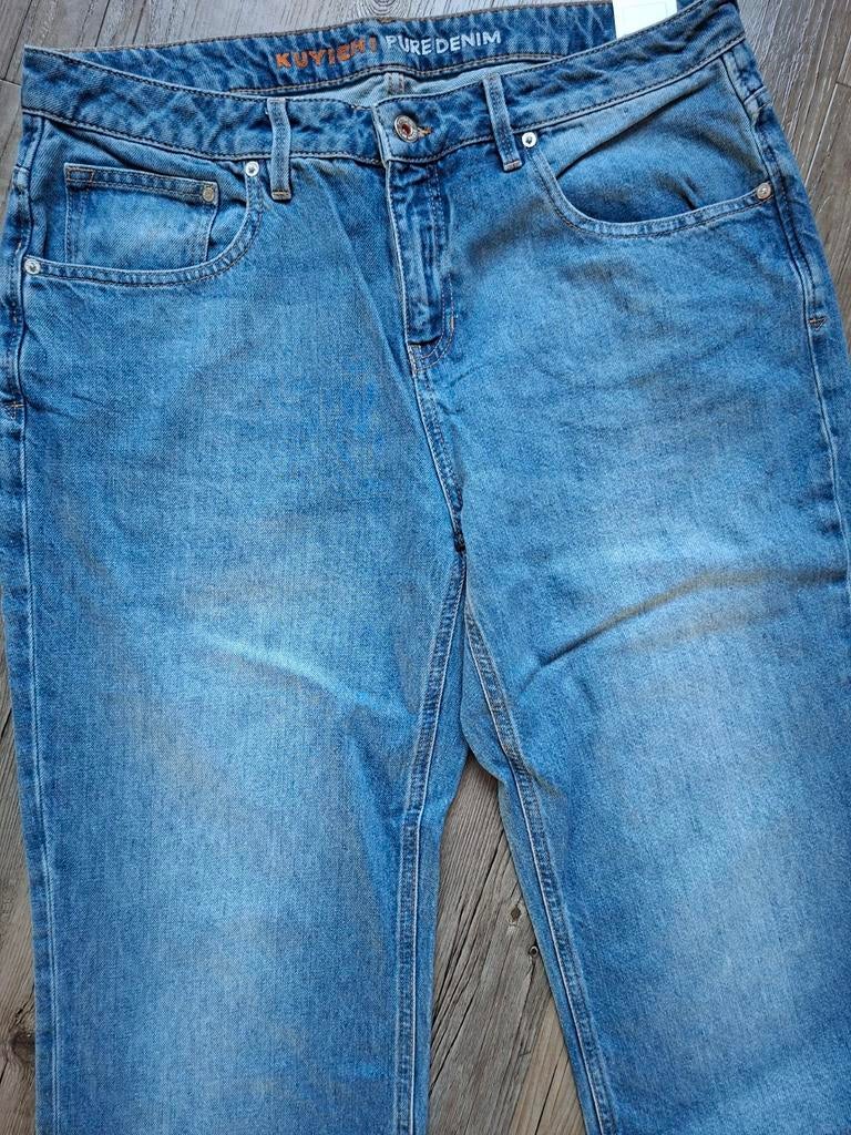 KUYICHI Lena low loose fit jeans W33 L32, Blauw, KUYICHI, Nieuw, Ophalen of Verzenden