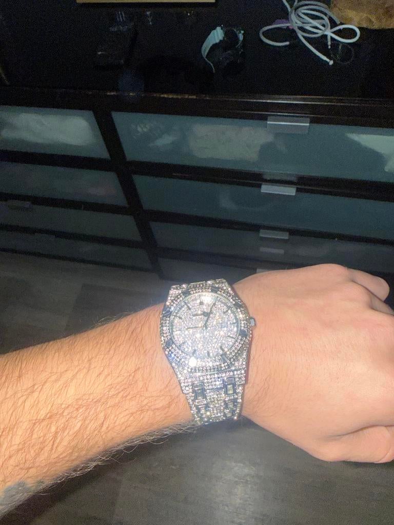 Streetice Horloge ICEDOUT, Overige merken, Staal, Polshorloge, Nieuw